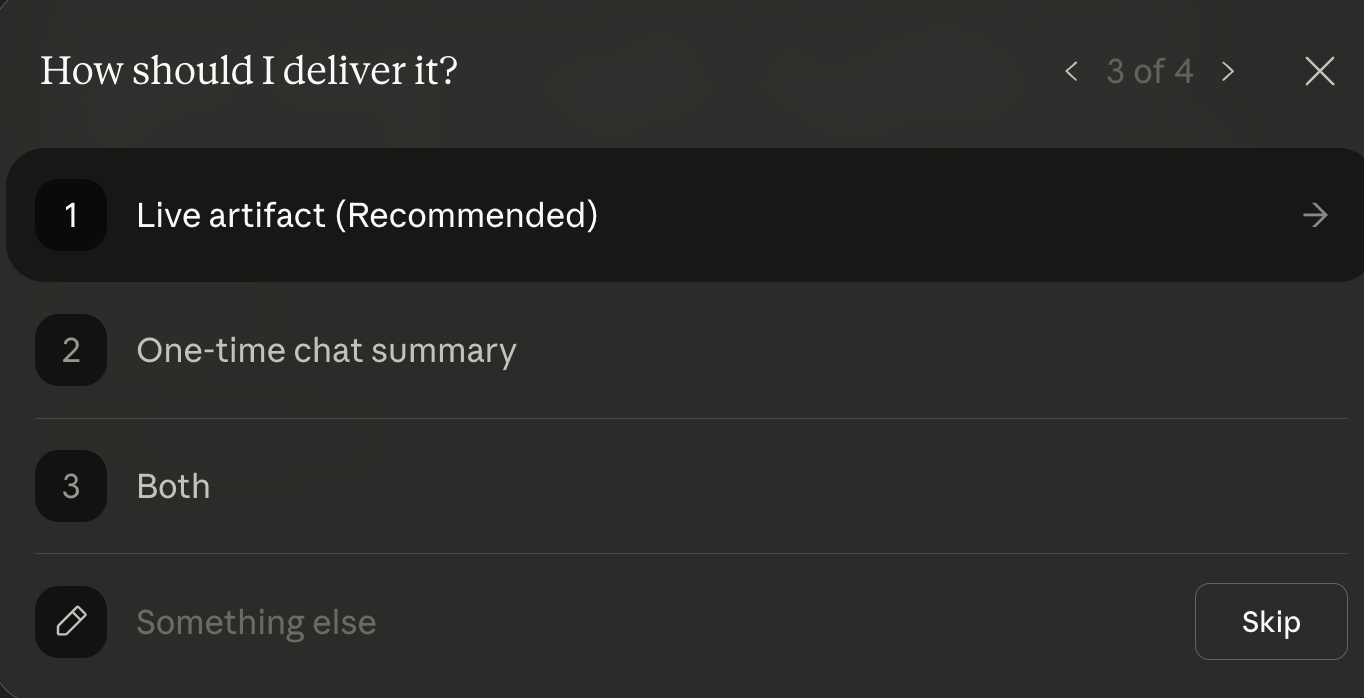 Claude showing a connector is available but not yet enabled for the current chat