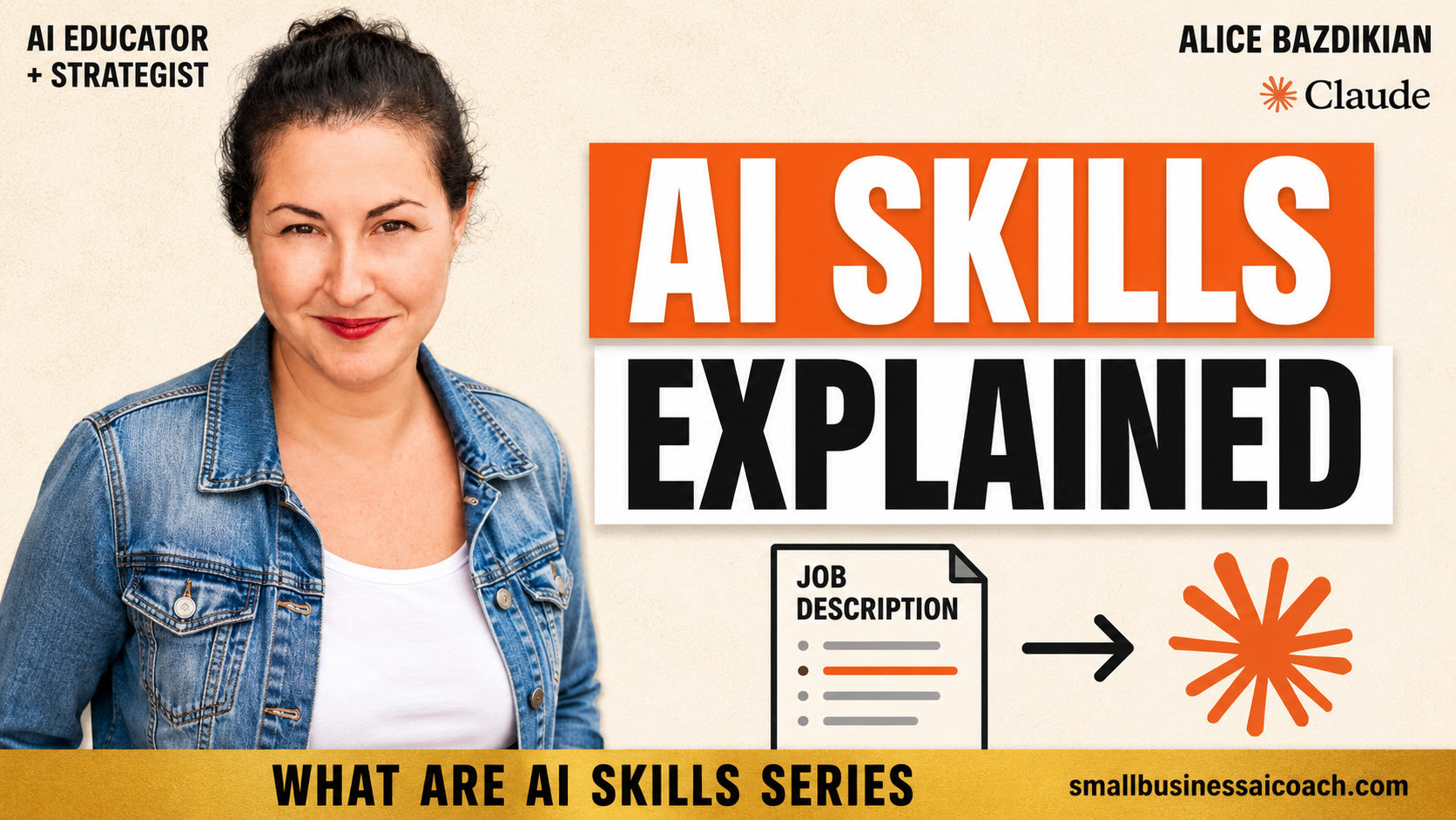AI Skills Explained: a Claude Skill turns a job description into a repeatable task your AI runs every time