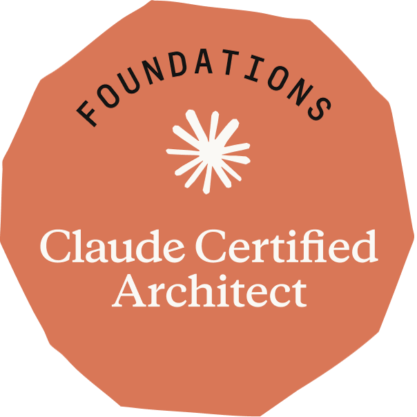 Badge Claude Certified Architect, niveau Foundations